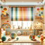 Persianas para habitaciones infantiles: Seguridad y estilo.