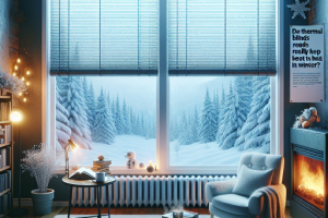 ¿Las persianas térmicas realmente mantienen el calor en invierno?